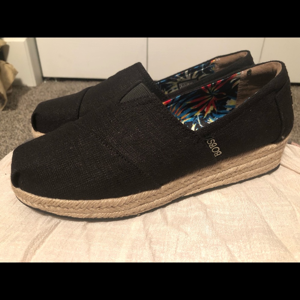 BOB’s High Jinx Espadrille Wedge Slip Ons